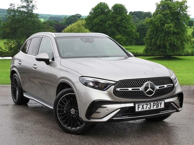 Mojave silver metallic Used 2023 Mercedes GLC300 AMG Line Premium Plus SUV | £48,495 - Image 1/4