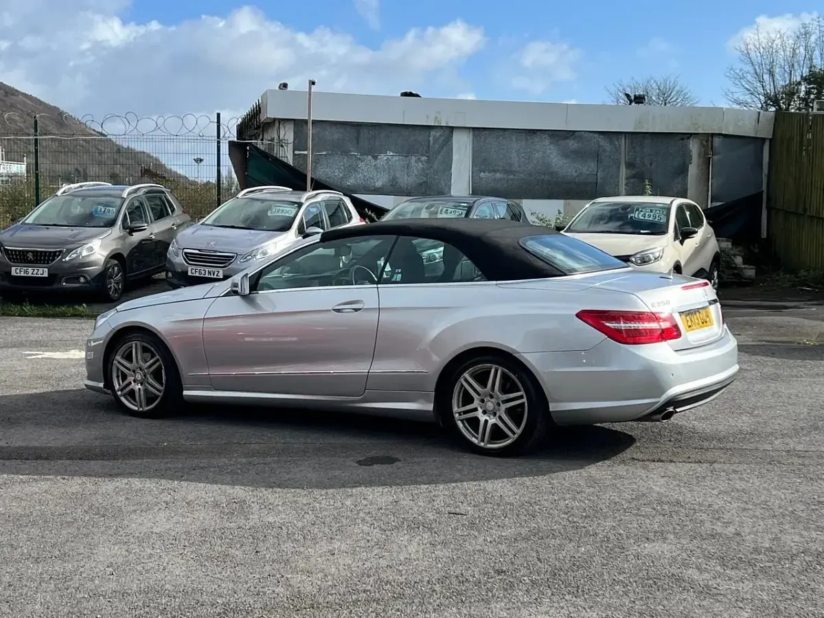 Used Mercedes E250 2013 Silver Cabriolet