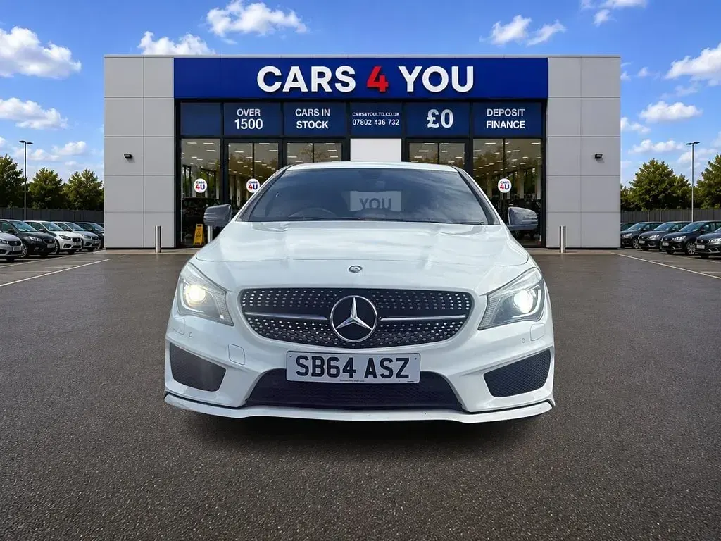 Used Mercedes CLA180 AMG 122 HP (89 kW) 2014 White Sedan