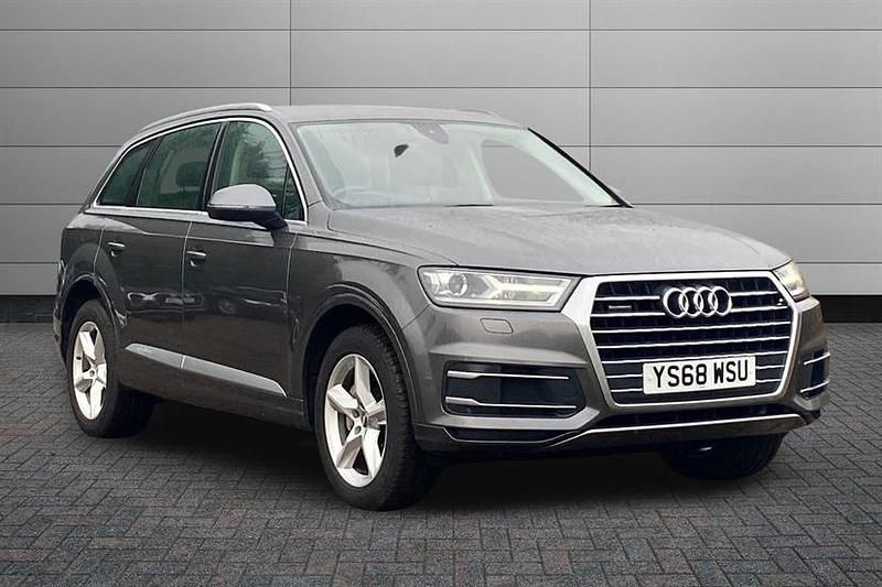 Samurai grey Used 2018 Audi Q7 Sport SUV | £24,950 (Fair price) - Image 1/4