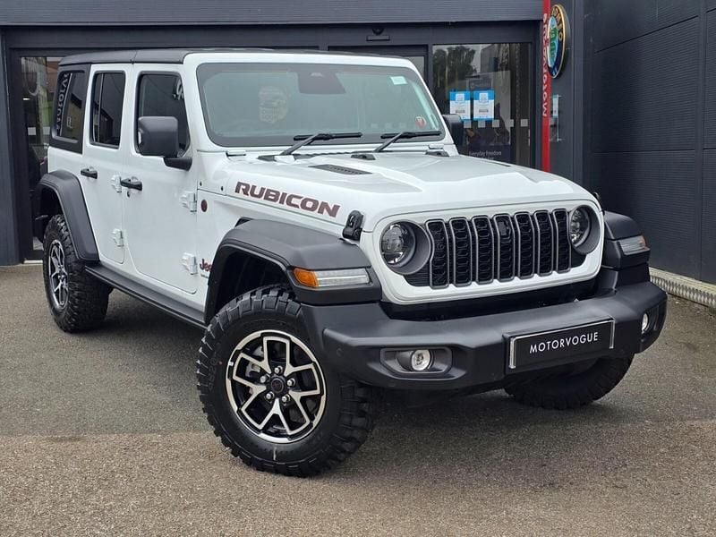 New Jeep Wrangler Rubicon 2025 Bright white SUV