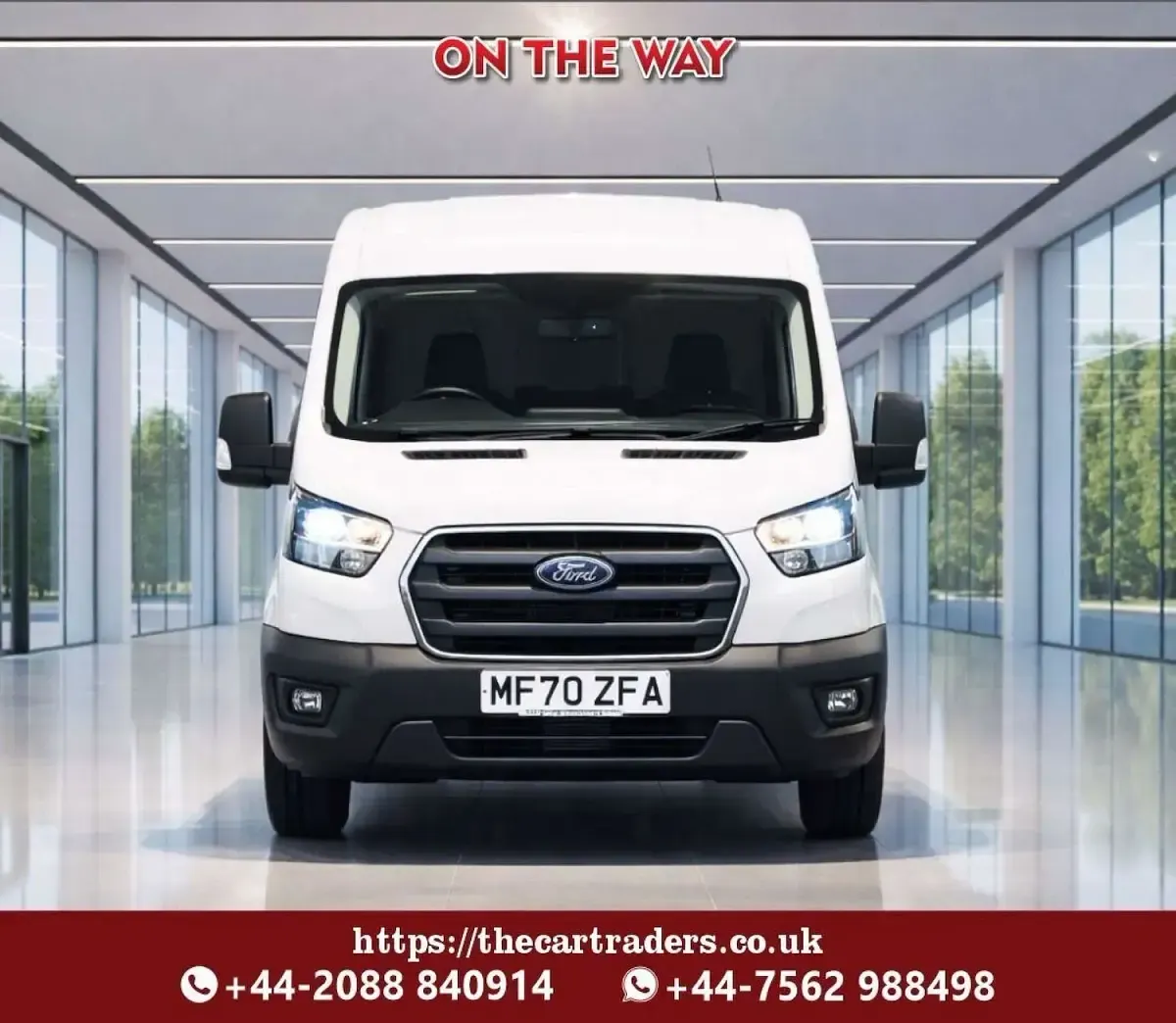 Used Ford Transit S 130 HP (95 kW) 2020 White Van