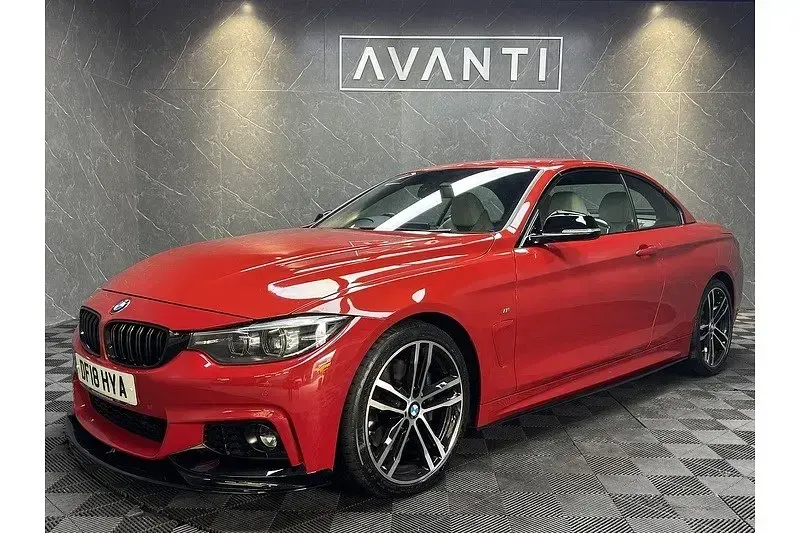 Begagnad BMW 420 M Sport 2018 Röd Cab
