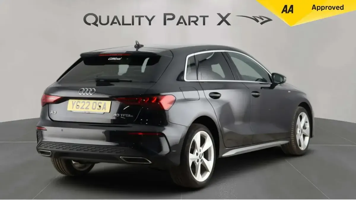 Used Audi A3 Sportback e-tron S-Line 2022 Black Hatchback