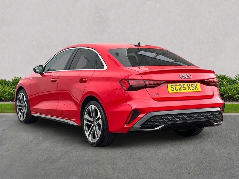 Used Audi A3 S-Line 150 HP (110 kW) 2025 Red Sedan