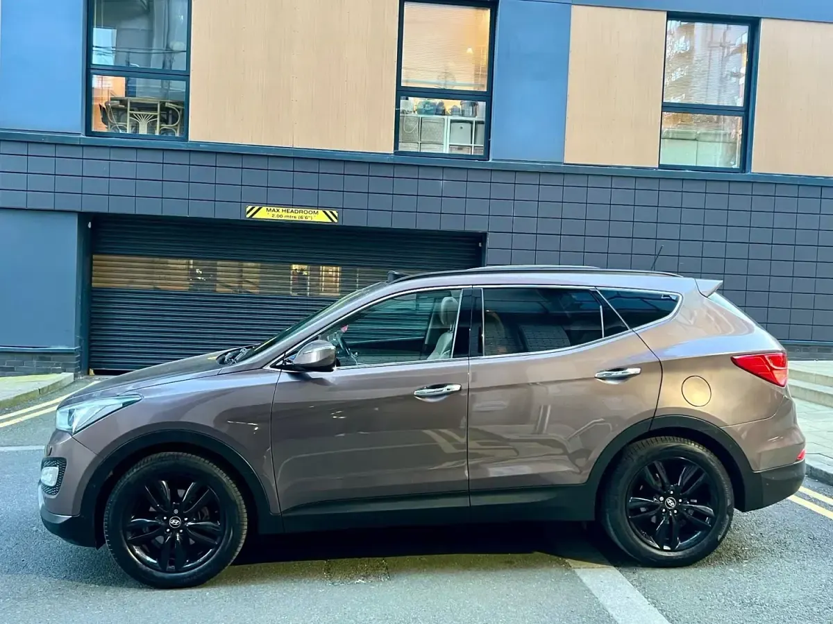 Begagnad Hyundai Santa Fe Premium SE 2014 Brun SUV