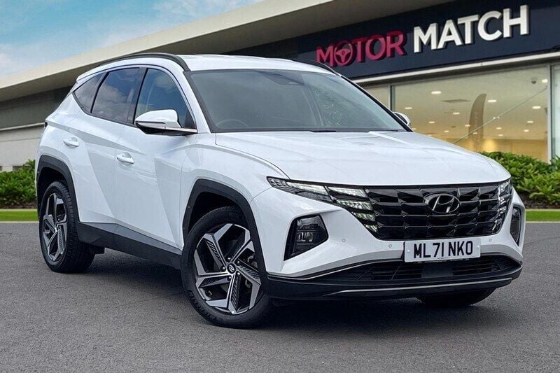 White Used 2021 Hyundai Tucson Premium SUV | £21,249 (Good price) - Image 1/4