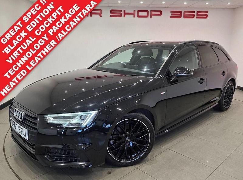 Used Audi A4 Black Edition 190 HP (139 kW) 2018 Black Estate