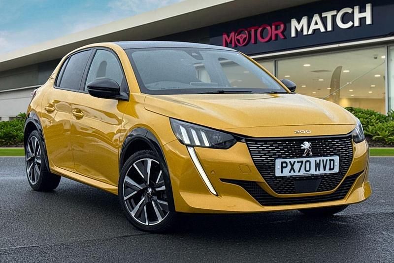 Yellow Used 2020 Peugeot 208 GT-line Hatchback | £14,999 (A bit pricey) - Image 1/4