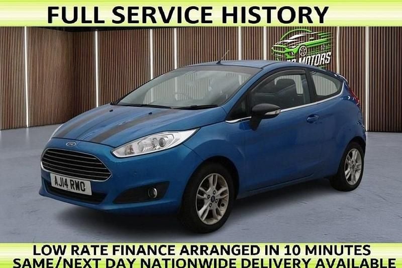Used Ford Fiesta Zetec 105 HP (77 kW) 2014 Blue Hatchback