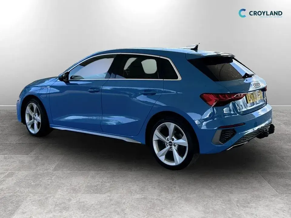 Used Audi A3 Sportback S-Line 2021 Blue Hatchback