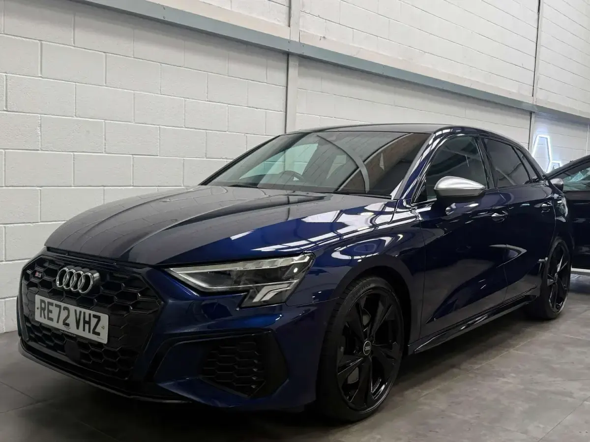 Used Audi S3 Sportback 310 HP (228 kW) 2022 Blue Hatchback
