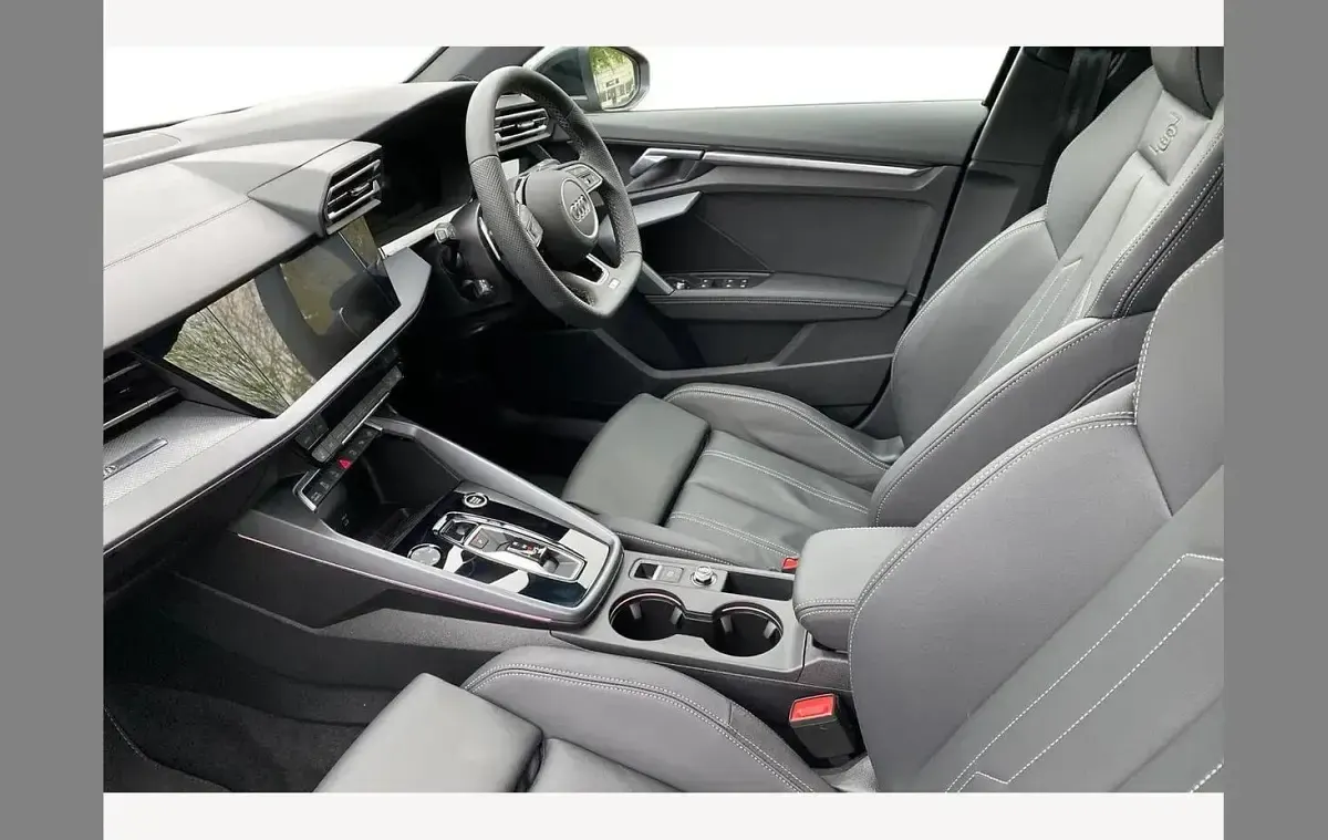 New Audi A3 S-Line 147 HP (108 kW) 2025 Black Sedan