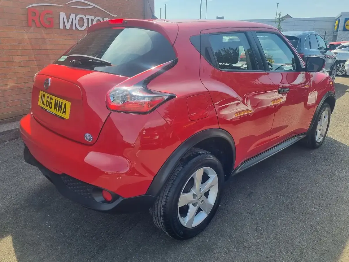 Used Nissan Juke Visia 110 HP (80 kW) 2016 Red SUV