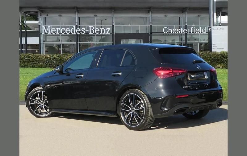 Used Mercedes A200 AMG Line Premium 161 HP (118 kW) 2025 Black Hatchback
