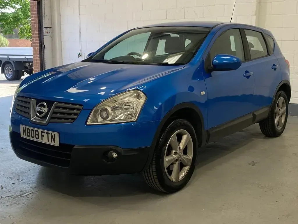 Used Nissan Qashqai Acenta 114 HP (83 kW) 2008 Blue SUV