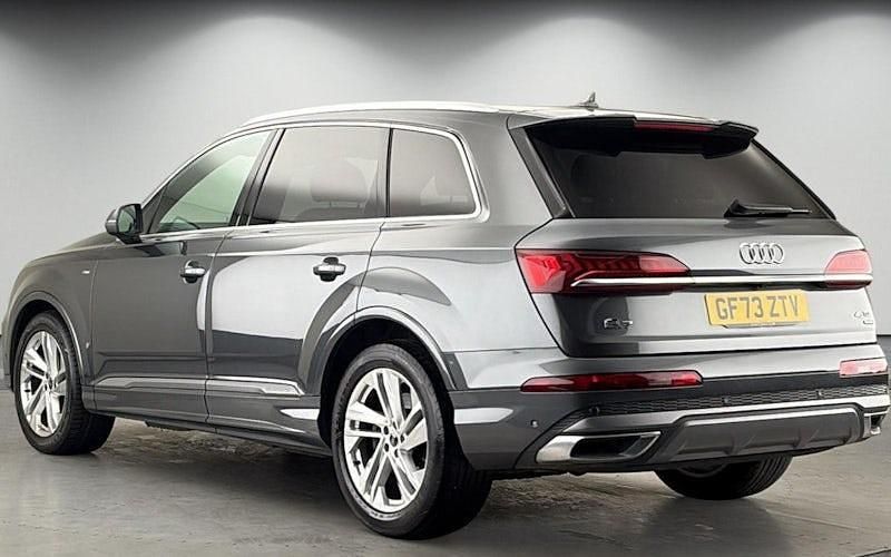 Usado Audi Q7 Black Edition 231 HP (169 kW) 2023 Cinzento SUV