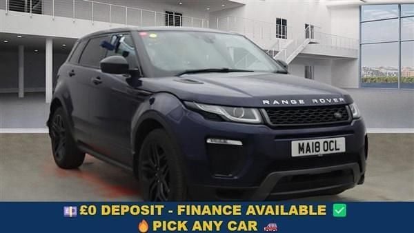 Blue Used 2018 Land Rover Range Rover evoque HSE Dynamic SUV | £14,449 (Super price) - Image 1/1