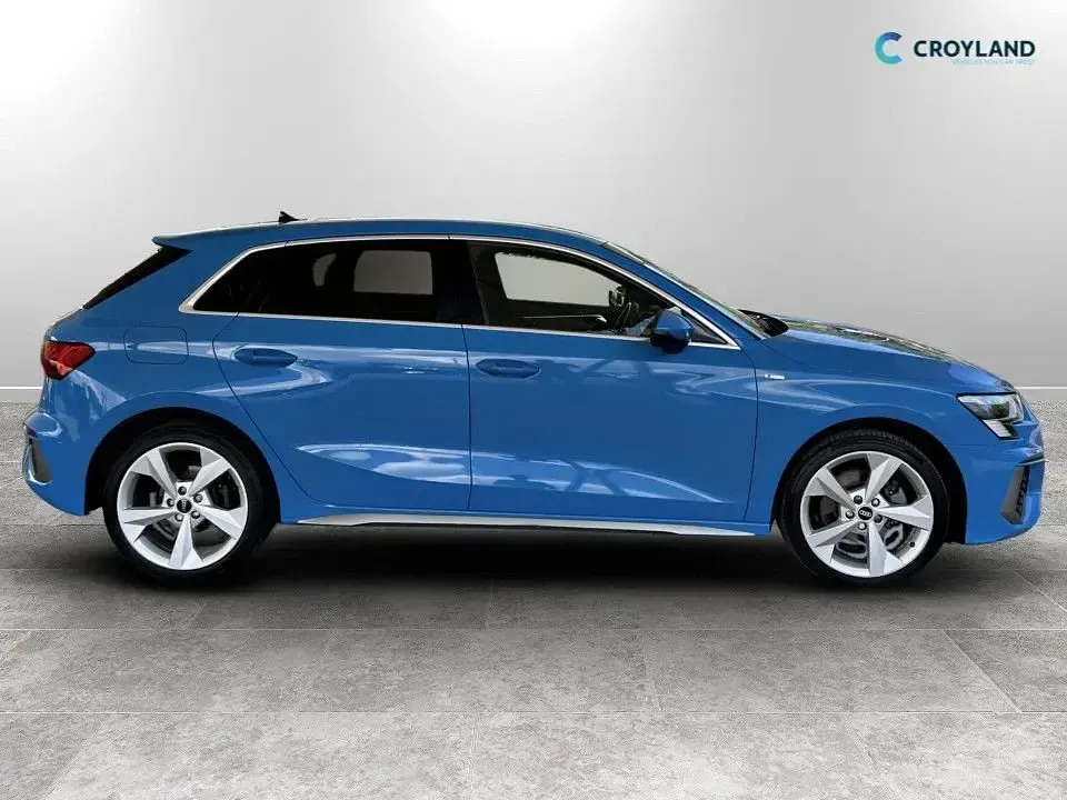 Used Audi A3 Sportback S-Line 2021 Blue Hatchback
