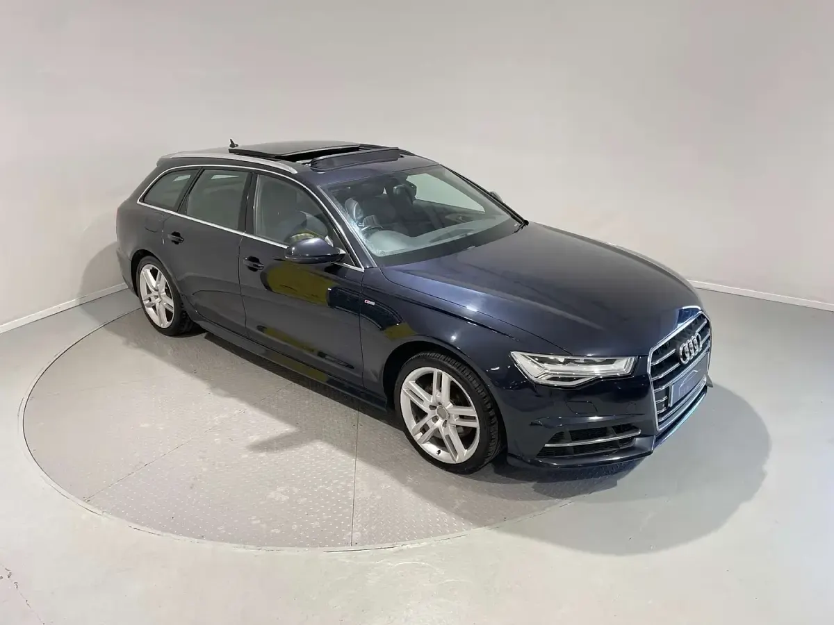 Used Audi A6 S-Line 190 HP (139 kW) 2016 Blue Estate