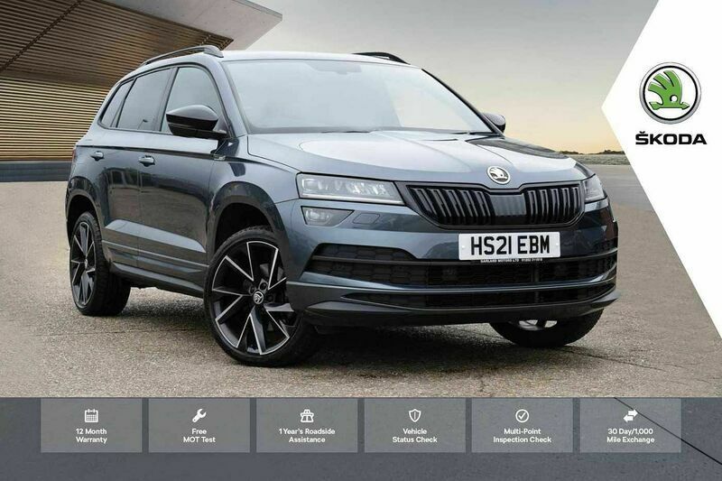 Grey Used 2021 Skoda Karoq SportLine SUV | £19,000 (Good price) - Image 1/4