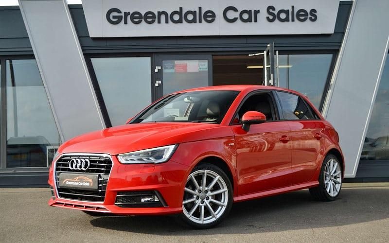 Used Audi A1 Sportback S-Line 116 HP (85 kW) 2017 Red Hatchback