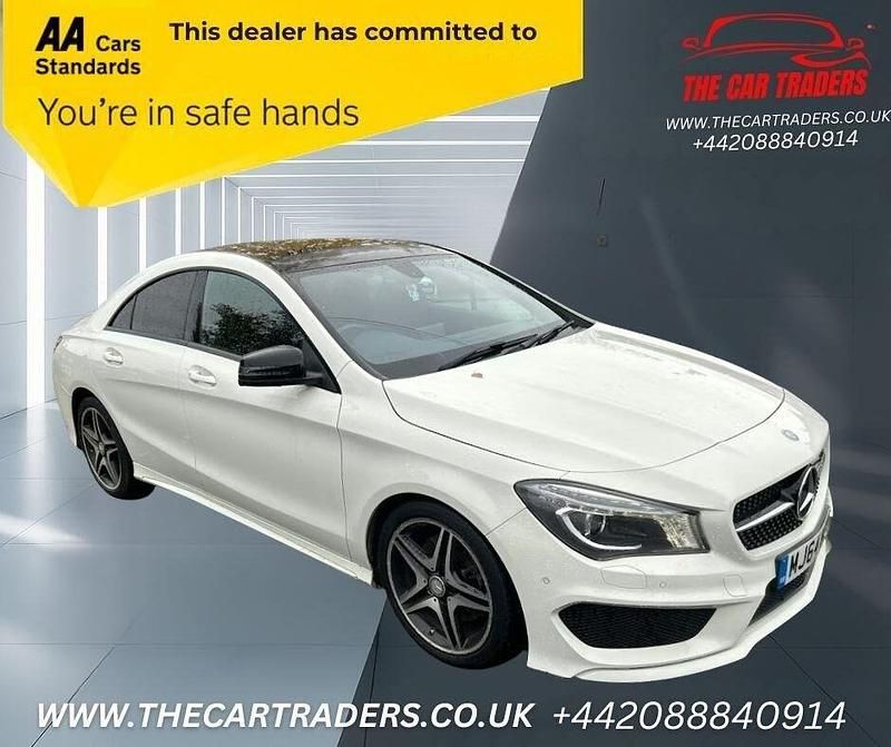 White Used 2014 Mercedes CLA220 AMG Sedan | £9,488 (Fair price) - Image 1/4