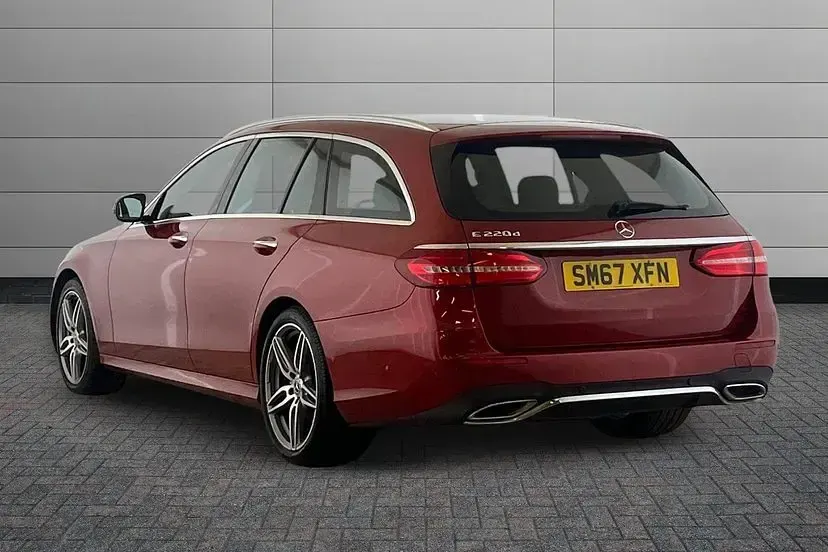 Used Mercedes E220 AMG Line Premium 191 HP (140 kW) 2017 Red Estate