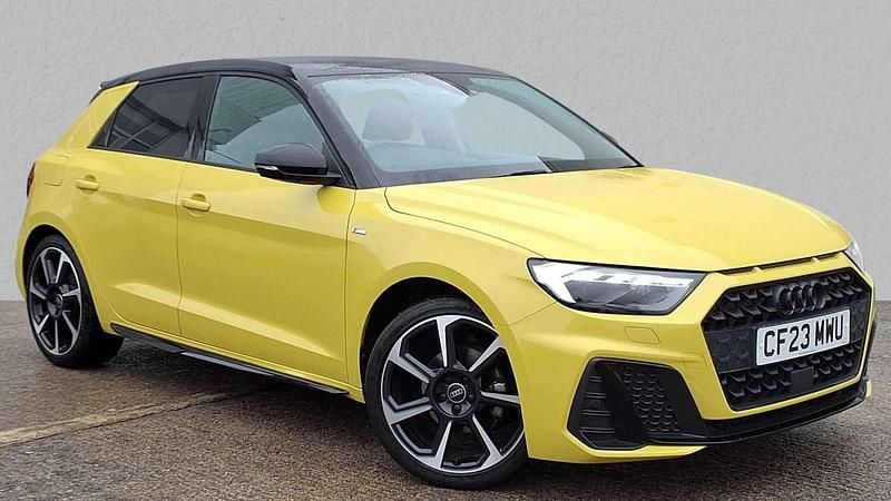 Yellow Used 2023 Audi A1 Black Edition Hatchback | £23,710 (Fair price) - Image 1/4