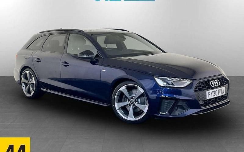 Blue Used 2020 Audi A4 Black Edition Estate | £14,395 (Fair price) - Image 1/2