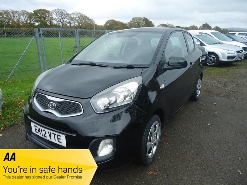 Black Used 2012 Kia Picanto Air Hatchback | £2,495 (Fair price) - Image 1/3