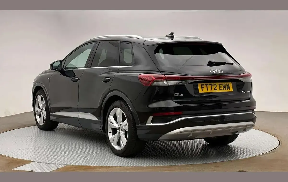 Used Audi Q4 e-tron S-Line 150 kW (204 HP) 2023 Black SUV