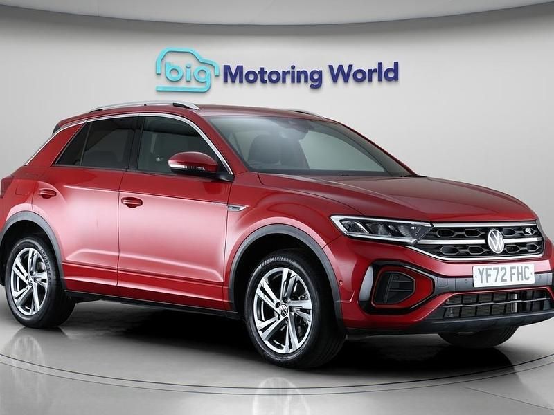 Red Used 2022 VW T-Roc R-line SUV | £24,550 (Fair price) - Image 1/4