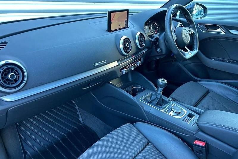 Used Audi A3 S-Line 148 HP (108 kW) 2019 Black Hatchback