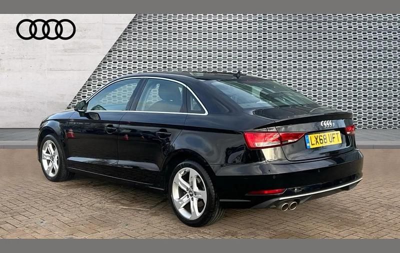 Used Audi A3 Sport 150 HP (110 kW) 2018 Black Sedan