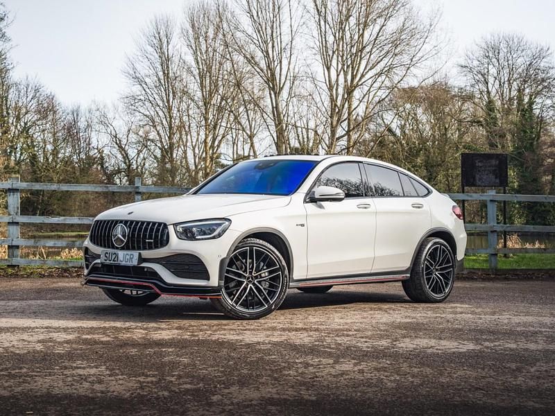 Used Mercedes GLC43 AMG Premium Plus 390 HP (286 kW) 2021 White Coupe