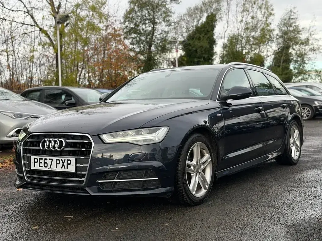 Used Audi A6 S-Line 190 HP (139 kW) 2017 Blue Estate