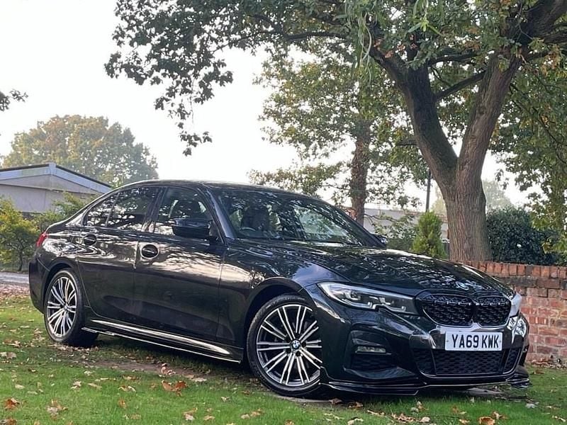 Black Used 2019 BMW 320 M Sport Sedan | £19,295 (Expensive) - Image 1/4