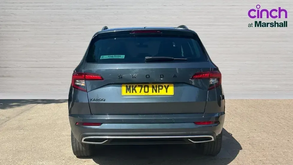 Used Skoda Karoq SportLine 150 HP (110 kW) 2020 Grey SUV