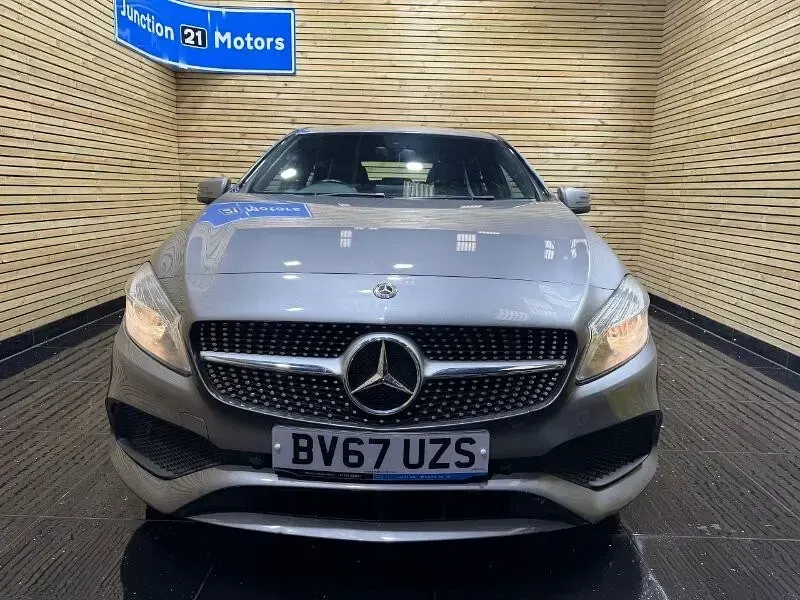 Used Mercedes A160 AMG line 102 HP (75 kW) 2017 Grey Hatchback