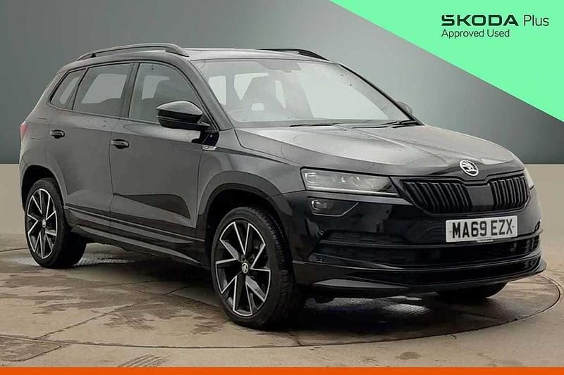 Used Skoda Karoq SportLine 140 HP (102 kW) 2019 Black magic pearl effect SUV