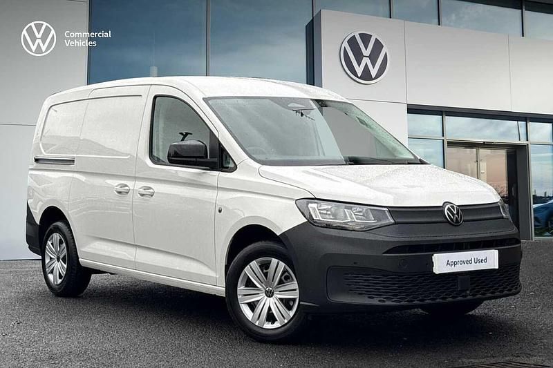 White New 2025 VW Caddy Maxi Business MPV | £21,991 (Super price) - Image 1/4
