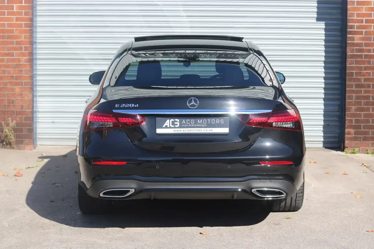 Used Mercedes E200 AMG line 200 HP (147 kW) 2023 Black Sedan