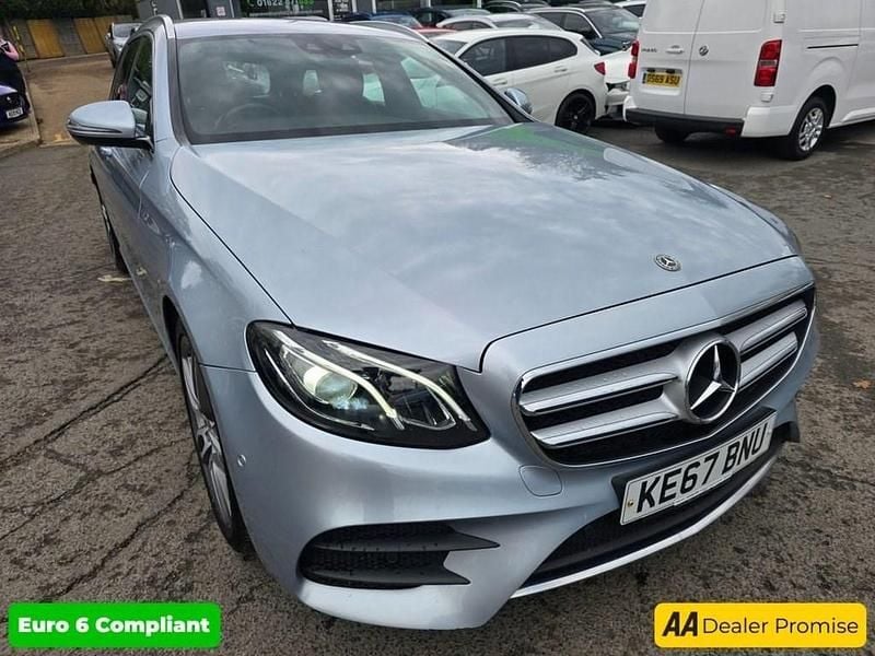 Used Mercedes E220 AMG line 2018 Silver Estate