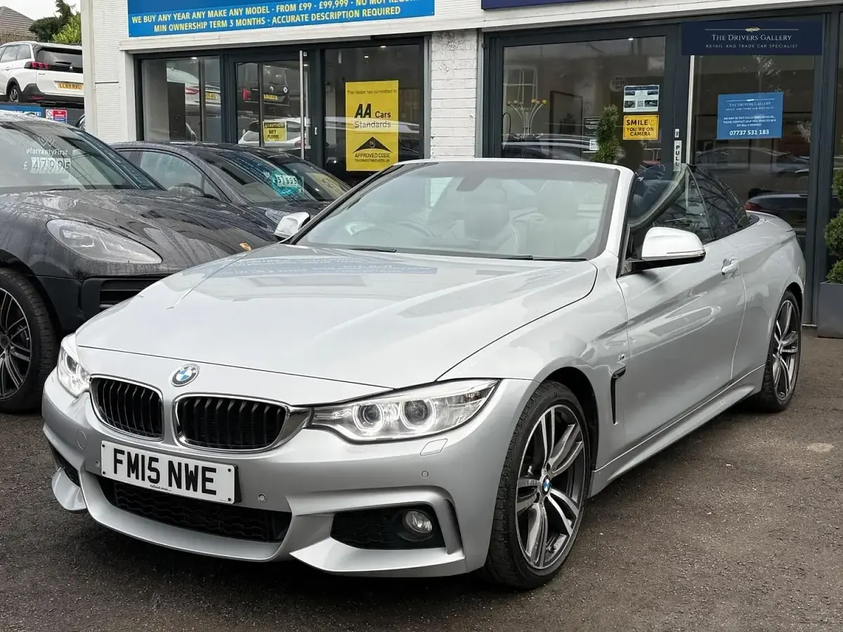 Used BMW 420 Cabriolet M Sport 2015 Silver Cabriolet