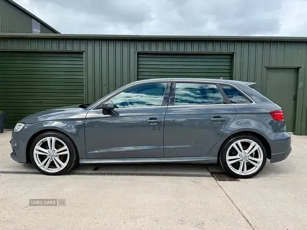 Used Audi A3 S-Line 150 HP (110 kW) 2016 Grey Hatchback