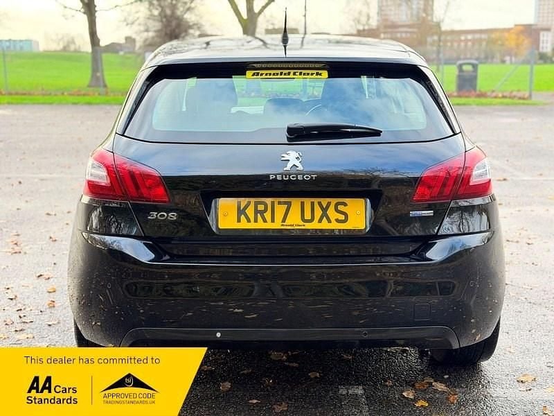Used Peugeot 308 Allure 130 HP (95 kW) 2017 Black Hatchback
