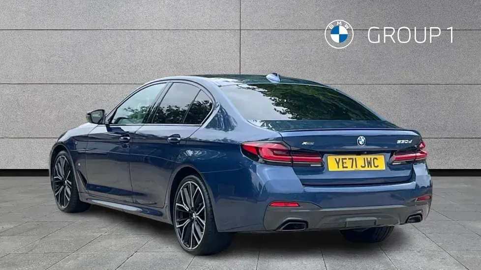 Used BMW 530 M Sport 286 HP (210 kW) 2021 Blue Sedan