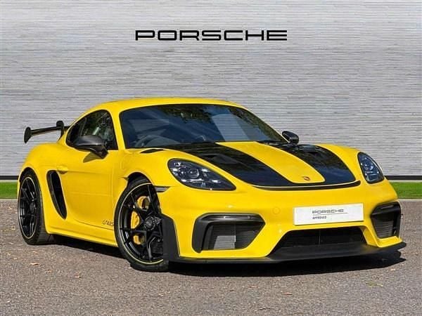 Yellow Used 2024 Porsche Cayman GT4 Coupe | £144,950 - Image 1/4