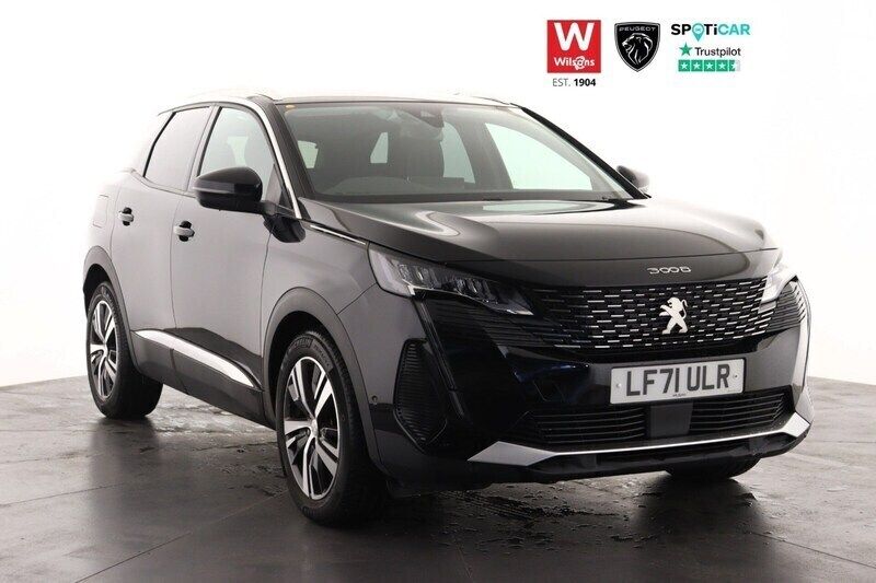 Black Used 2021 Peugeot 3008 Allure Premium Estate | £19,349 (Fair price) - Image 1/3